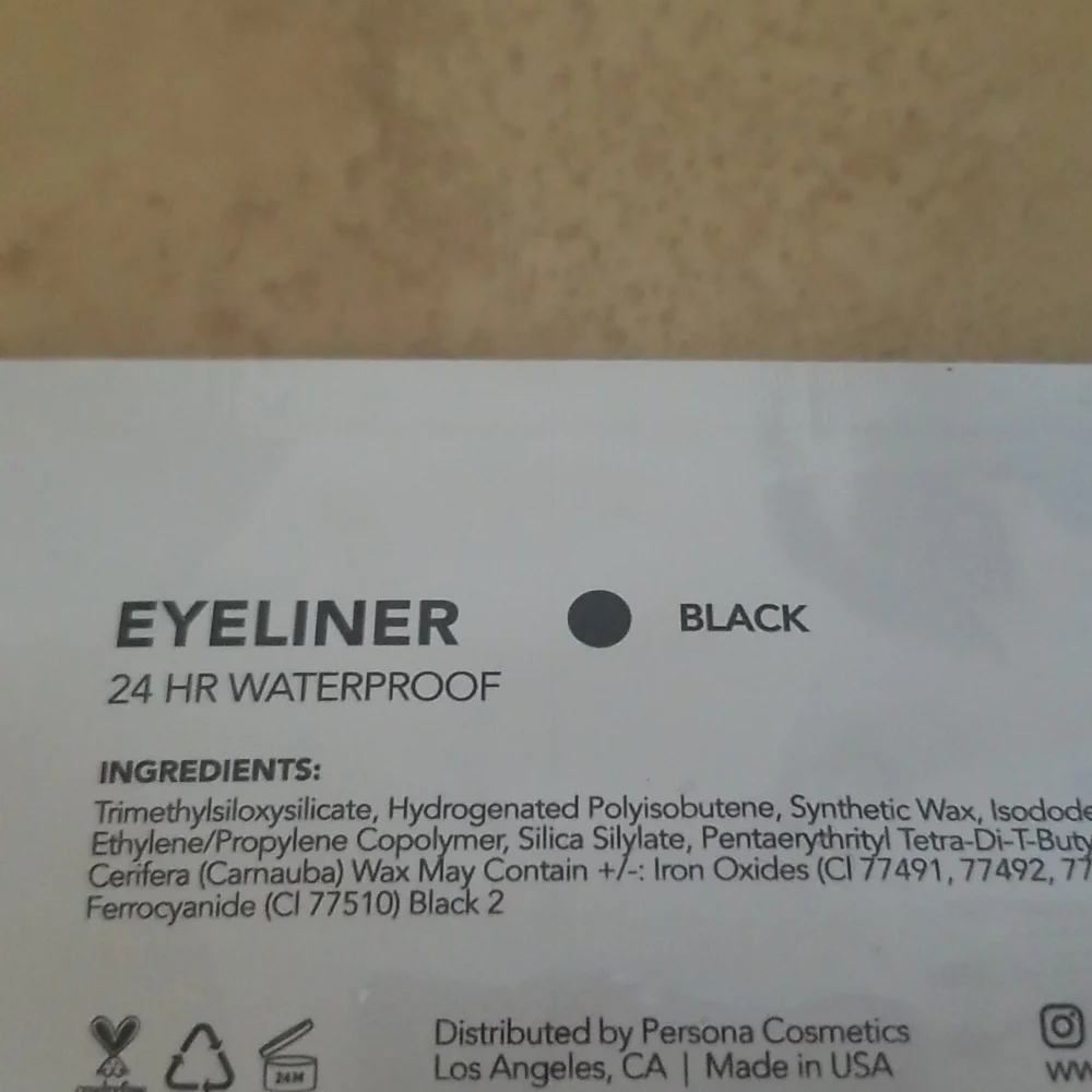 Black Waterproof Eyeliner